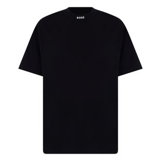 HUGO BOSS Hugo, T-Shirts, male, Black, Size: M Tee Collar