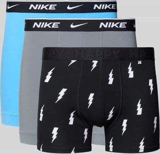Nike Trunks mit Logo-Schriftzug Modell E-DAY in Bleu, Gr&ouml;&szlig;e XL