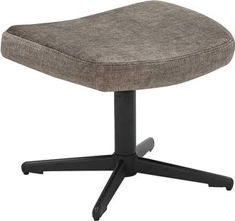 Global Interiors 360° drehbarer Design Sessel Mileys, Samtbezug Taupe