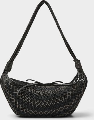 Christophe Lemaire Womens Croissant Filt mesh bag
