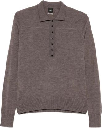 Pinko Polo Shirt - Dames - Polos - Beige - L - Tops