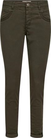 Mos Mosh Slim-fit Broeken - Dames - Slim Fit Broeken - Groen - W32 - Broeken