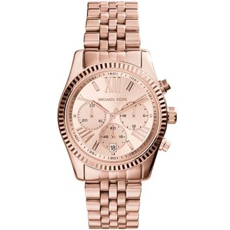 Michael Kors Lexington MK5569 Ros&eacute;gouden Chronograaf Dameshorloge