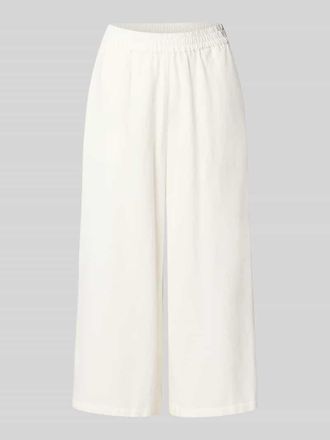 Vila Culotte aus Viskose-Baumwoll-Mix mit Leinen-Anteil Modell PRISILLA in Weiss, Gr&ouml;&szlig;e 34