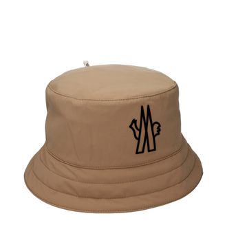 Moncler Beige Fabric Bucket Mens Hat
