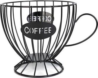 OEM Cesta De Frutas, Frutero, Cesta De Frutas Con Forma De Taza De Caf&eacute;, Cesta Para C&aacute;psulas De Caf&eacute;, Cocinas, Oficinas Y Cafeter&iacute;as, Color Negro