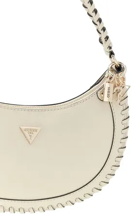 Guess Womens Shoulder Bag Bone Polyurethane - Shoulder-Bags