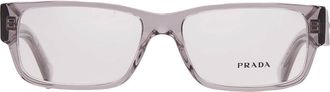 Prada Demo Rectangular Mens Eyeglasses PR B09V 16Z1O1 55