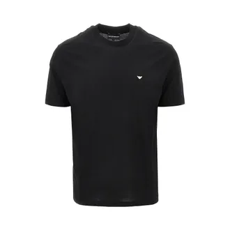 Emporio Armani Lyocell and cotton blend T-shirt with logo Man XXL