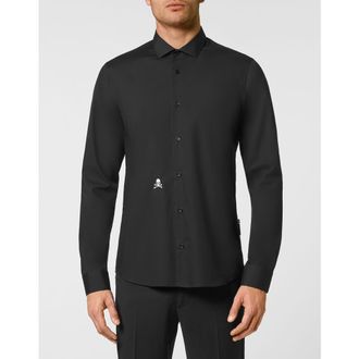 Philipp Plein Shirt Slim Fit Skull Men in Black at Nordstrom, Size Xxx-Large
