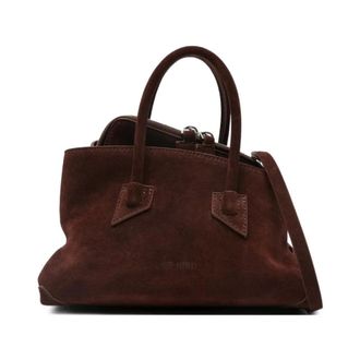 The Attico La Passeggiata Mini Top Handle - female - The Attico - Handbags - Brown - ONE SIZE - Bags