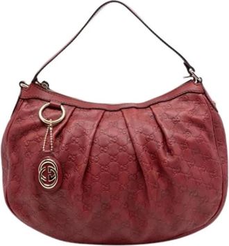 Gucci Pre-owned Shoulder Bags, female, Red, Size: ONE SIZE Pre-owned Sukey Shoulder Bag