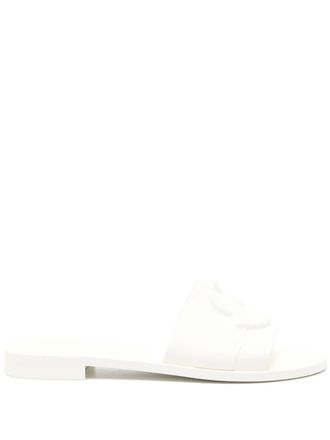 Moncler Mon slides - women - Elastodiene/Polyurethane/Rubber - 39 - White
