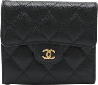 Chanel Pre-owned Wallets, female, Black, Size: ONE SIZE Pre-owned Coin Purse