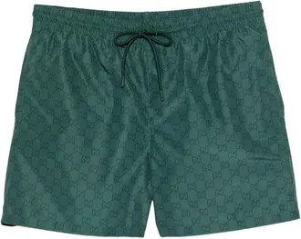 Gucci Gg Pattern Beach Shorts