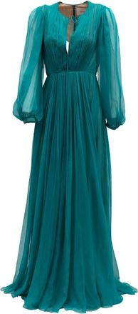 Valentino Garavani Dames, Jurken, Groen, Maat: XS
