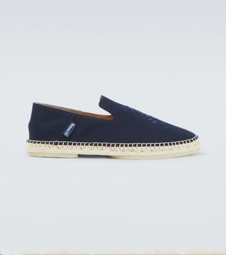 Vilebrequin Embroidered canvas espadrilles