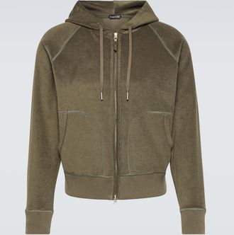 Tom Ford Towelling cotton hoodie