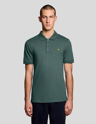 Lyle & Scott Lyle And Scott Mens Everyday Cotton Polo Shirt - Green - Size: 44