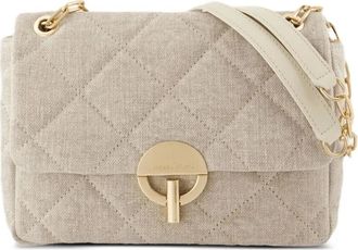 Vanessa Bruno Borsa a spalla trapuntata in lino - Toni neutri