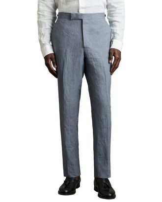 Reiss Warner-Linen Slim Textured Pant