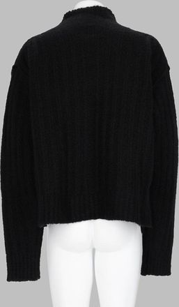 Rick Owens Cashmere-Silk Turtleneck Sweater - Black