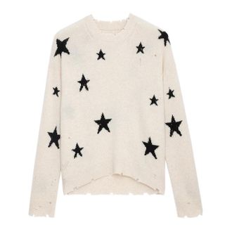 Zadig&Voltaire Maglione Markus Stars 100% Cachemire