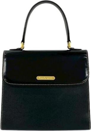Burberry Pre-owned Handbags, female, Black, Size: ONE SIZE Pre-owned Top Flap Handbag