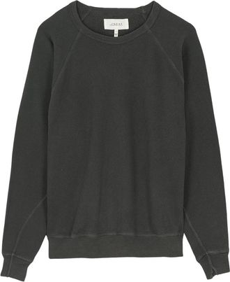 The Great. College Sweatshirt - Dames - Sweatshirts - Zwart - XS - Katoen - Hoodies & sweatvesten
