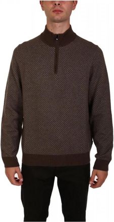 HUGO BOSS H-Eltorino - Heren - Coltruien - Bruin - M - Wol - Truien & Vesten