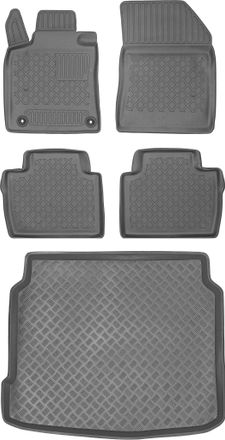 OEM Peugeot 508 Ii Sed&aacute;n A Partir De 2019 Set - Alfombrillas Para Coche + Alfombrilla Para Maletero