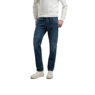 Replay Grover Rechte Jeans, Blauw