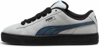 Puma Suede XL sneakers in gray with black and blue detail-Neutral