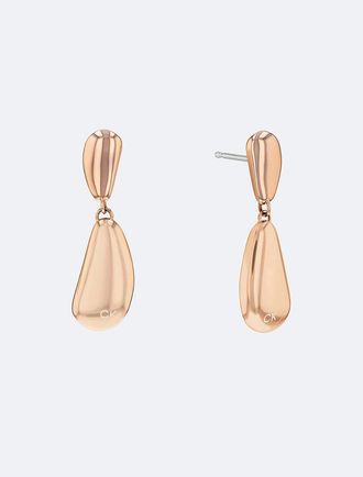 Calvin Klein Womens Drop Earrings - Metallic - OS