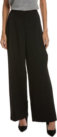 Kenneth Cole Luxe Twill Side Pleat Wide Leg Pant