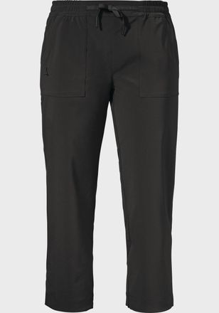 Sch&ouml;ffel 3/4-Hose SCH&Ouml;FFEL Pants Rangun L, Damen, Gr. 34, Normalgr&ouml;ssen, schwarz (9990, schwarz), Oberstoff: 87% Polyester, 13% Elasthan, Hosen 3/4-Hose