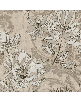 Brewster Home Fashions A-Street Prints Selene Gold Mucha Floral Wallpaper