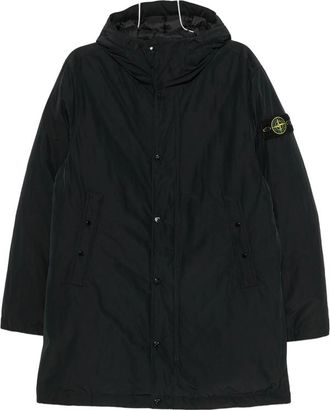 Stone Island Logo-patch Hooded Parka