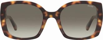 Moschino Square Tortoiseshell Sunglasses - Brown