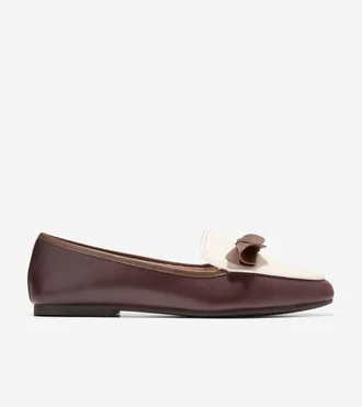 Cole Haan Womens Payson Soft Bow Loafers - Red Size 10.5
