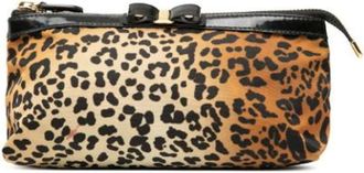 Ferragamo Pre-owned Clutches, female, Multicolor, Size: ONE SIZE Pre-owned Nylon Pouch