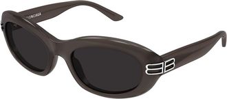 Balenciaga BB0431S 005 Womens Sunglasses Grey Size 57