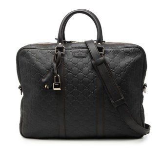 Gucci Pre-owned Gucci Guccissima Business Bag Unisex IFO28NF7A1YSFESR