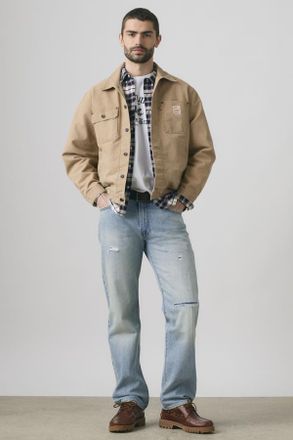 Levi's Vaqueros Rectos 555 Relaxed - Hombre - 34X32 - Lavado claro / Style Tension Destructed