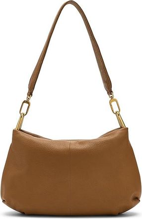 Hobo Advance Shoulder Bag Womens Handbags Timber Brown, Cotton/Leather