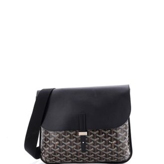 Goyard Coursier Messenger Bag Coated Canvas and Leather