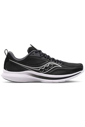 Saucony Womens Kinvara 13 Running Shoes In Black/silver