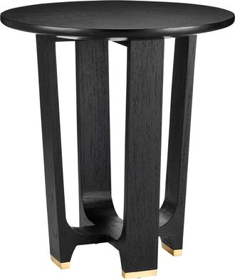 Currey & Company Blake Black Accent Table