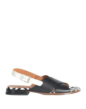 Themoirè Black Faux Leather Phenix Flats from $122.00 - on