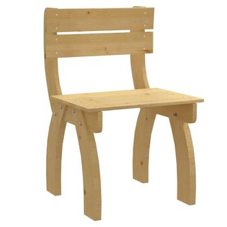 vidaXL Vidaxl - Silla De Jard&iacute;n De Madera De Pino Impregnada